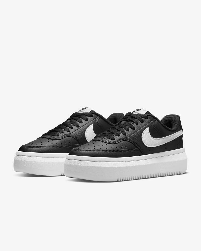 Nike Court Vision ALT LTR Black Platform Casual Shoe DM0113-002 Womens Size 11